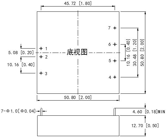 DC-DC铁路电源模块WDT50系列(50W)